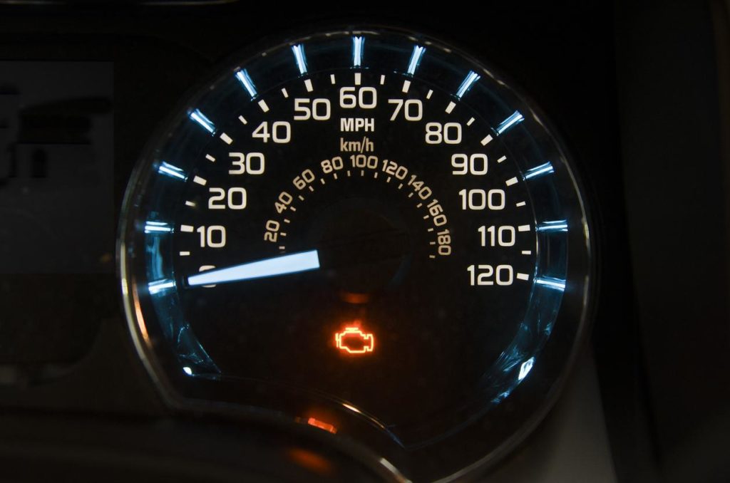 image of vehicle speedometer